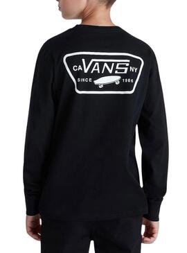 Maglietta Vans Full Patch Nero per bambino