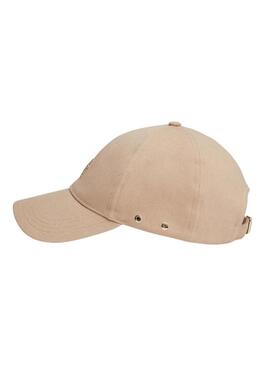 Cappello Tommy Hilfiger TH beige per donna