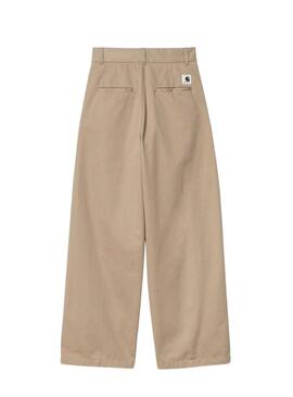 Pantaloni Carhartt Leola beige per donna