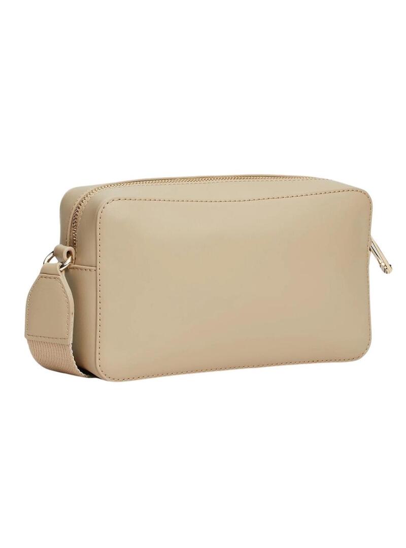 Borsa Tommy Hilfiger Monotype TH camera beige per donna