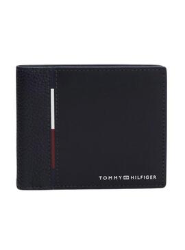 Portafoglio Tommy Hilfiger casual in pelle blu navy per uomo