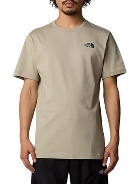 Maglietta The North Face Redbox Graphic beige per uomo