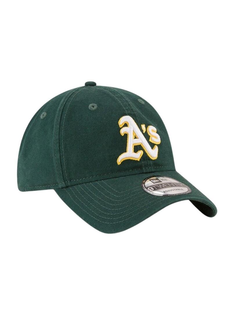 Cappello New Era Oakland Athletics Core Classic verde per uomo e donna