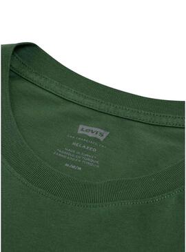 Maglietta Levis Relaxed Baby Tab verde per uomo