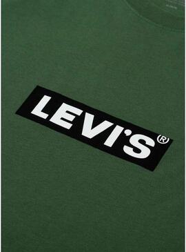 Maglietta Levis Relaxed Baby Tab verde per uomo