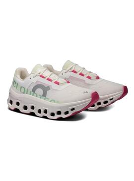 Scarpe On Running Cloudmonster Bianche per donna