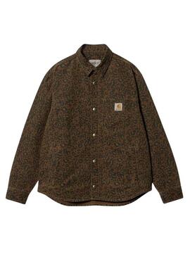 Camicia Over Carhartt Conro Leopardo per uomo