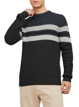 Maglione Jack and Jones Sander Blu Marino per uomo