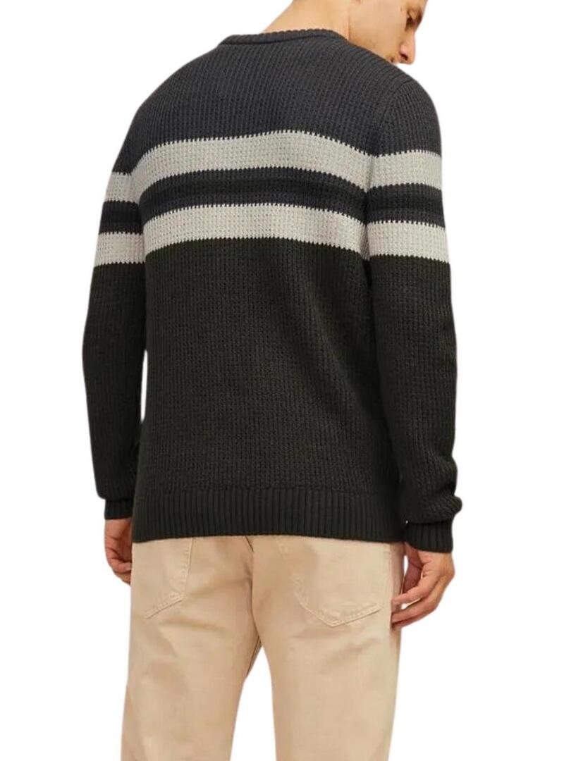 Maglione Jack and Jones Sander Blu Marino per uomo