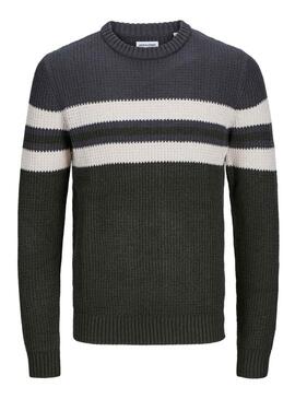 Maglione Jack and Jones Sander Blu Marino per uomo