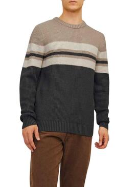 Maglione Jack and Jones Sander Tostato per uomo