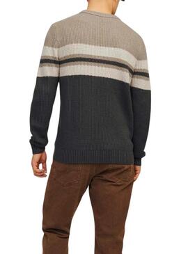 Maglione Jack and Jones Sander Tostato per uomo