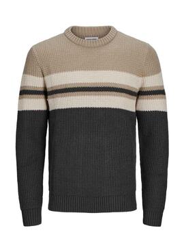 Maglione Jack and Jones Sander Tostato per uomo