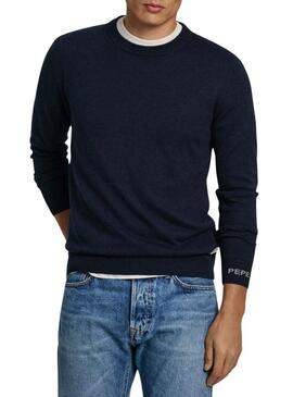 Maglione Pepe Jeans New Andre Blu Marino per uomo