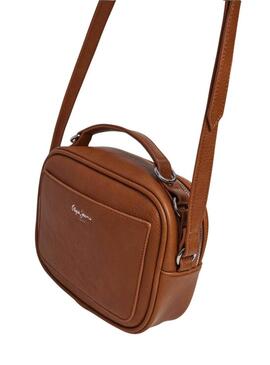 Borsa Pepe Jeans Basy Icon Marrone per donna