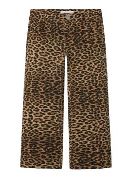 Pantaloni Name It Rose Leopardo per ragazza