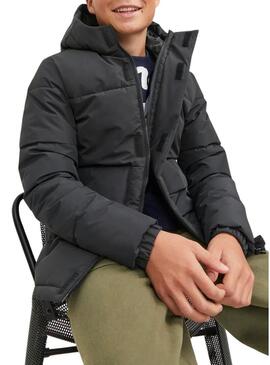 Giacca Jack and Jones Imbottita Nera per ragazzo