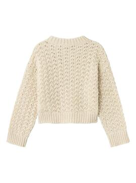 Maglione Name It Osigna Beige per ragazza