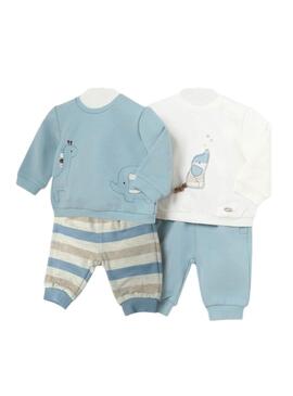 Set Mayoral 4 pezzi Animali neonato