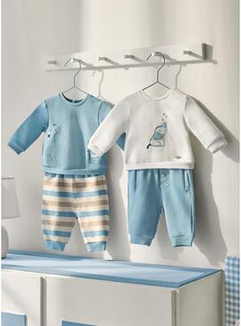 Set Mayoral 4 pezzi Animali neonato