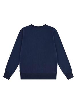 Felpa Levis Monogram LS Blu Marino per ragazzo