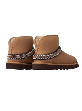 UGG Classic Mini Crescent cammello per donna