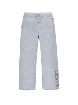 Pantaloni Levis Grigio Wide Leg per ragazza