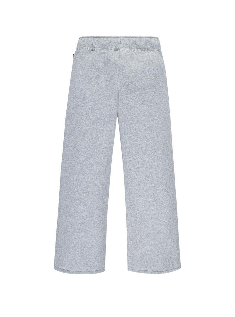 Pantaloni Levis Grigio Wide Leg per ragazza