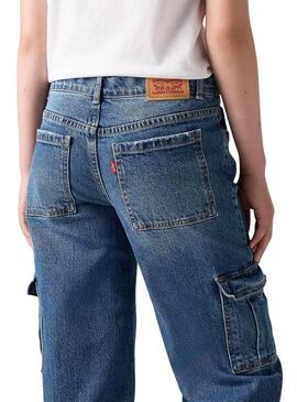 Jeans Levis 94 Baggy Cargo per ragazza