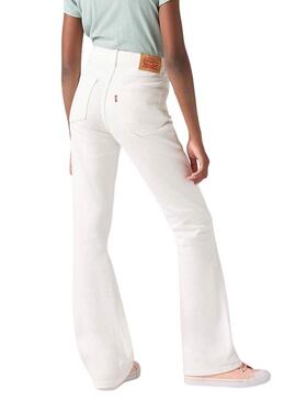 Jeans Levis 726 Flare Bianco per ragazza