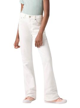 Jeans Levis 726 Flare Bianco per ragazza