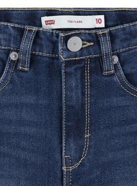 Jeans Levis 726 Flare Blu per ragazza