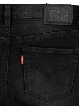 Jeans Levis 710 Nero Super Skinny per ragazza