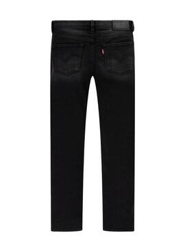 Jeans Levis 710 Nero Super Skinny per ragazza