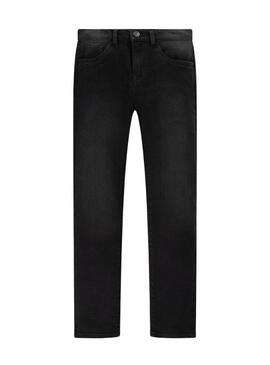 Jeans Levis 710 Nero Super Skinny per ragazza