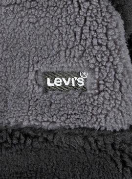 Giacca Levis Sherpa Bicolore Nero per Bambino