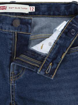 Jeans Levis 512 Slim Taper Blu per ragazzo