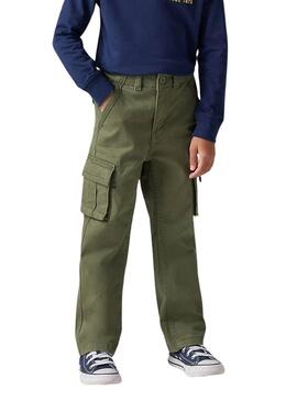 Pantaloni Levis Cargo Traditional Verde per ragazzo