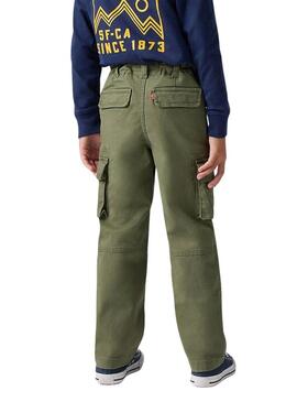 Pantaloni Levis Cargo Traditional Verde per ragazzo