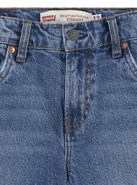 Jeans Levis 551Z Dritto Blu per ragazzo