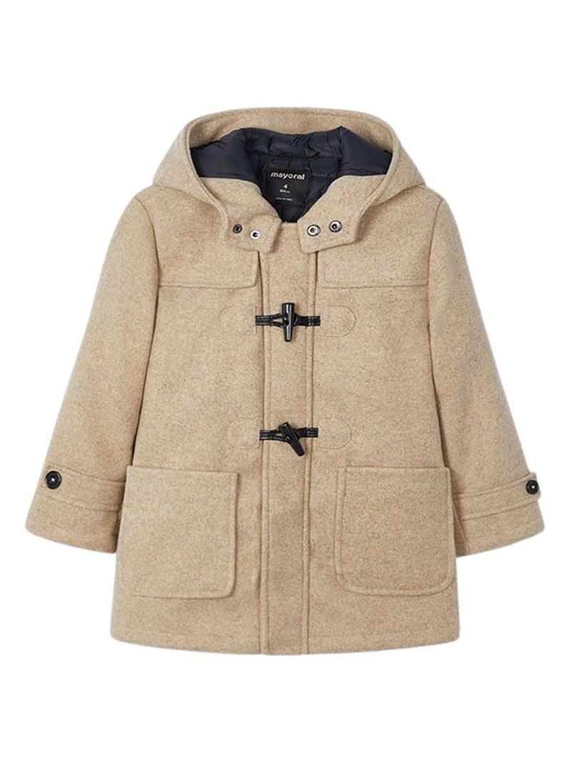 Cappotto Duffle Mayoral Beige per bambino