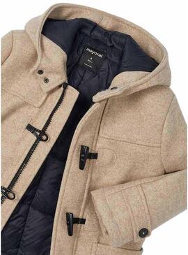 Cappotto Duffle Mayoral Beige per bambino