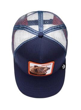 Cappello Goorin Bros Bear Blu Marino per uomo