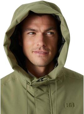 Impermeabile Helly Hansen Munich Verde per uomo