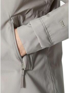 Impermeabile Helly Hansen Victoria Grigio per donna