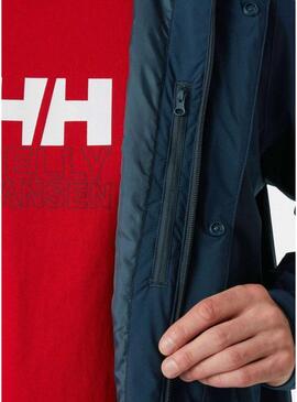 Impermeabile Helly Hansen Munich Blu Marino per uomo