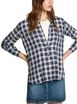 Camicia Pepe Jeans Polivia a Quadri per donna