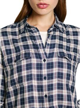 Camicia Pepe Jeans Polivia a Quadri per donna