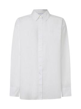 Camicia Pepe Jeans Rita bianca da donna