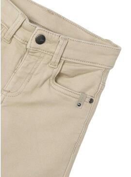 Pantaloni Mayoral Soft Slim Beige per ragazzo